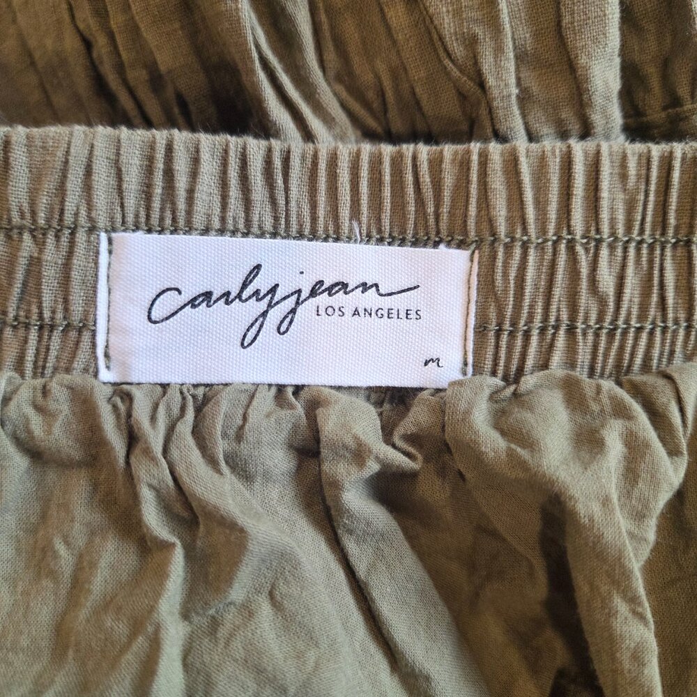 Carly Jean Olive Green Skirt - Picture 2 of 2